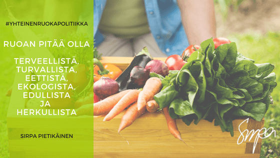 Ruokapolitiikan tulevaisuus