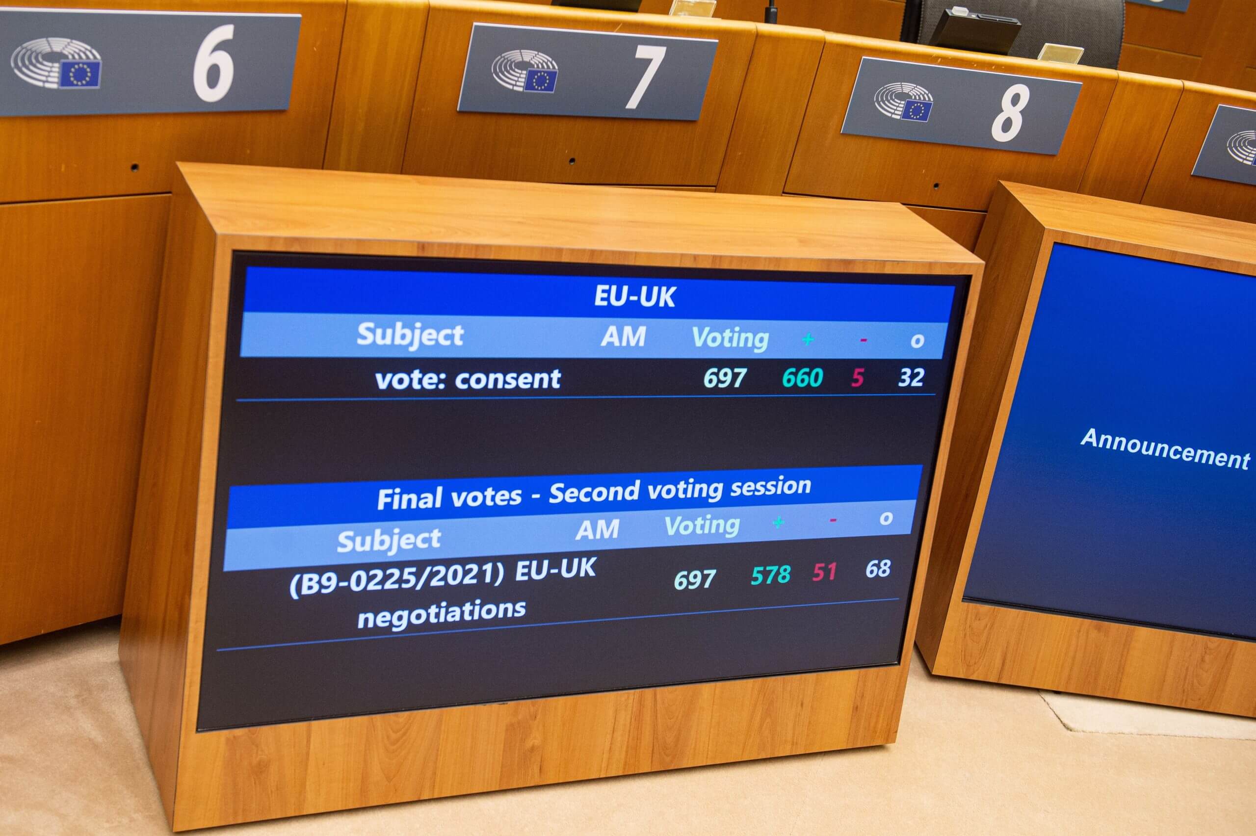 Brexitin jälkeinen EU-UK-yhteistyösopimus voimaan